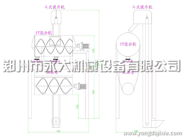 简易型干粉砂浆生产线