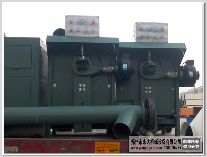 新型环保阀口自动包装机随干粉砂浆设备发往武汉